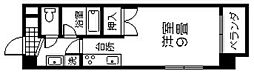 第3甲南ビル ワンルームの間取図画像