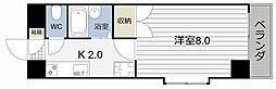 ファインビュー高麗 1Kの間取図画像