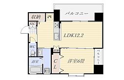 コーラル中央 1LDKの間取図画像