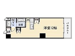 eterrace ワンルームの間取図画像