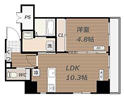 ing.BLD 1LDKの間取図画像