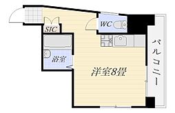 シティパレス幸栄 ワンルームの間取図画像