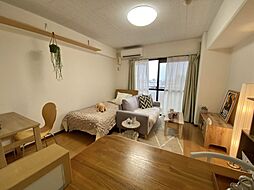 小松原レジデンス 0906 9階ワンルームのリビング/ダイニング