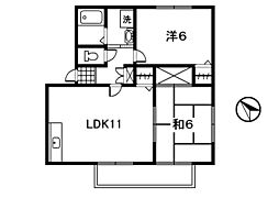 グランドメゾンM 2LDKの間取図画像