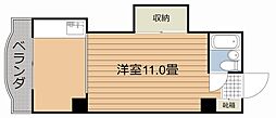 サン・リアン2 ワンルームの間取図画像