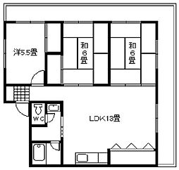ハイム浜島 3LDKの間取図画像