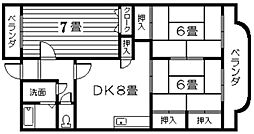 レクエルド・ギコー 3DKの間取図画像