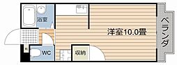 旭ビル ワンルームの間取図画像