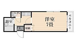 タイセイイン高麗 1Kの間取図画像