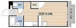 旭ビル ワンルームの間取図画像