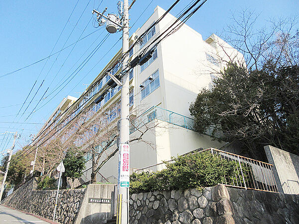 神戸市立長峰中学校（1607m）