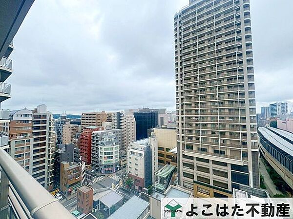 バルコニーからの眺望は開けていて開放感があります。晴れた日にはしばらくたたずんでいたくなるかもしれませんね。