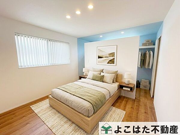 。生活感を抑えた落ち着きのある空間は、主寝室にも最適。ゆったりとくつろげる、心安らぐプライベート空間です。※家具はCGによるイメージです。販売対象には含まれません。
