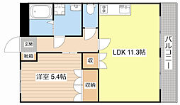 和（なごみ） 2階1LDKの間取り