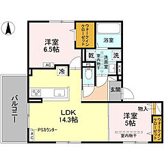 物件の間取り