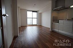 阪急京都本線 高槻市駅 徒歩29分の賃貸アパート 3階2LDKのリビング/ダイニング