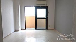 フェリセ富田 207 3階ワンルームのリビング/ダイニング