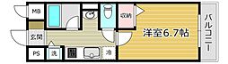 ジュネス京口 1Kの間取図画像