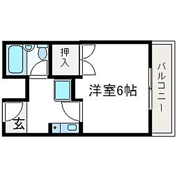 万葉ハイツ水無瀬 4階