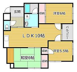 リヴラ寿 3LDKの間取図画像