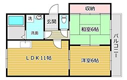 第1古曽部ハイツ 1階/103