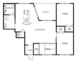 ウォールデンヒルズ 3LDKの間取図画像