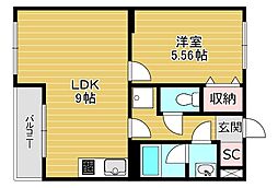 田村マンション 3階/302