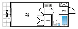 川西エンビィハイツ 4階/408