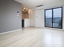 JR東海道・山陽本線 南彦根駅 3.6kmの賃貸アパート 3階1LDKのリビング/ダイニング