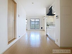 JR草津線 手原駅 徒歩10分の賃貸アパート 3階1LDKのリビング/ダイニング