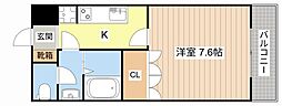 JR東海道・山陽本線 南彦根駅 徒歩29分の賃貸アパート 1階1Kの間取り
