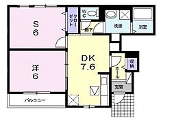 JR北陸本線 高月駅 徒歩17分の賃貸アパート 1階1SDKの間取り