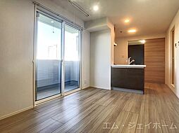 JR湖西線 唐崎駅 徒歩10分の賃貸アパート 2階1LDKのリビング/ダイニング