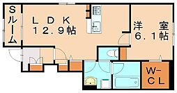 間取図画像 1LDK