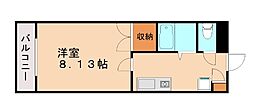 間取図画像 1K