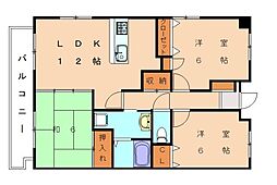 間取図画像 3LDK