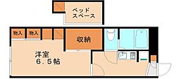 レオパレスプランティン美吉野 1Kの間取図画像