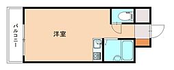プレアール青山 ワンルームの間取図画像