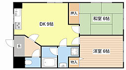 間取図画像 2DK