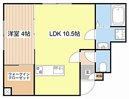 間取図画像 1LDK