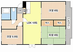 APARTMENT311 3LDKの間取図画像
