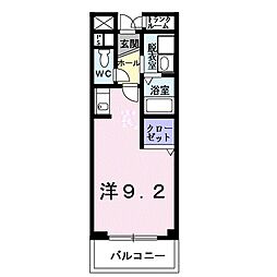 ファウンダーオブティー 1Kの間取図画像