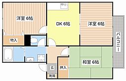 Friend・ly 3DKの間取図画像