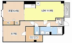 エクレール久徳 1SLDKの間取図画像