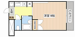 J&K'SFAVORITE 1Kの間取図画像
