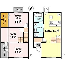 ソフィア・レジデンス 1階3LDKの間取り