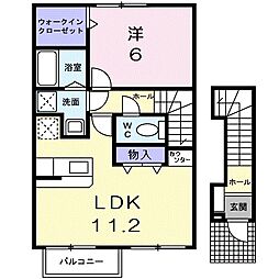 間取図画像 1LDK