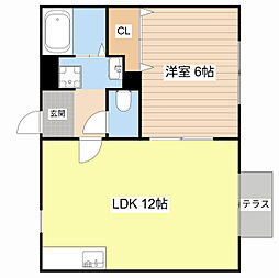 間取図画像 1LDK