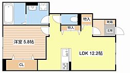 間取図画像 1LDK