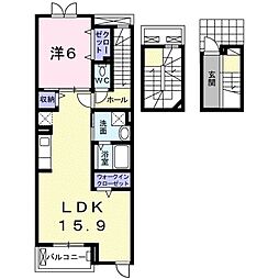 間取図画像 1LDK